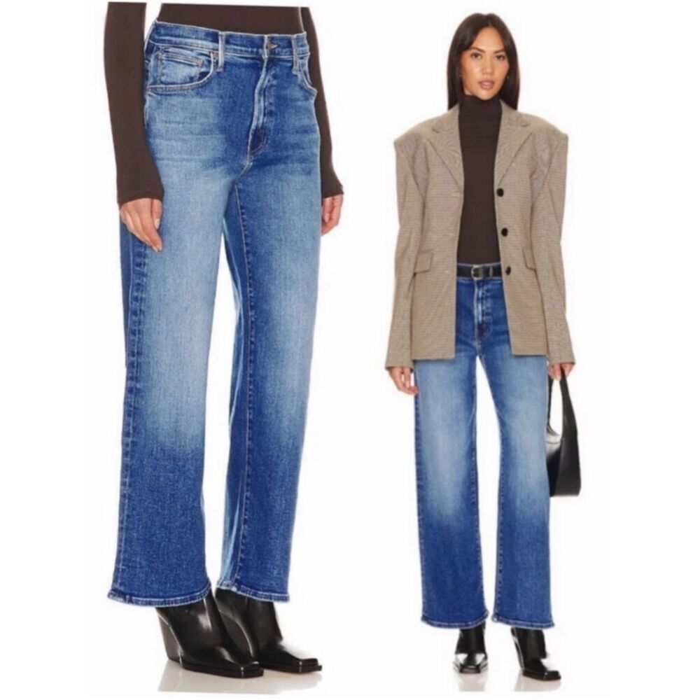 MOTHER |The Dodger Ankle Wide Leg Jeans in Work Hard Play Hard Size 32
